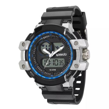 Relógio Masculino Anadigi Speedo 81101G0EVNP2 Preto Menor preço em Relógio Masculino Anadigi Speedo 81101G0EVNP2 Preto