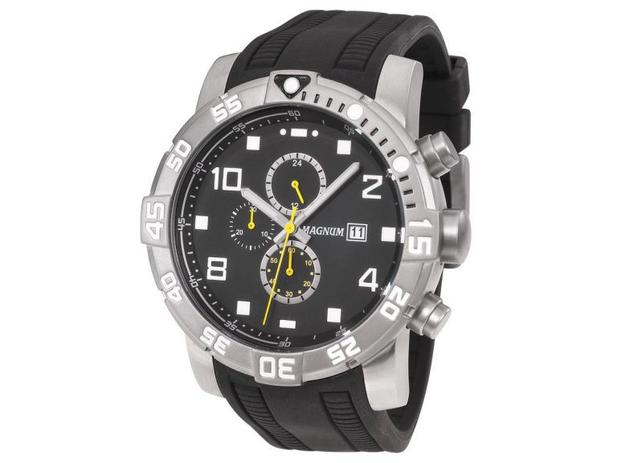 Relógio Masculino Analógico Magnum Ma34174p - Preto Menor preço em Relógio Masculino Analógico Magnum Ma34174p - Preto