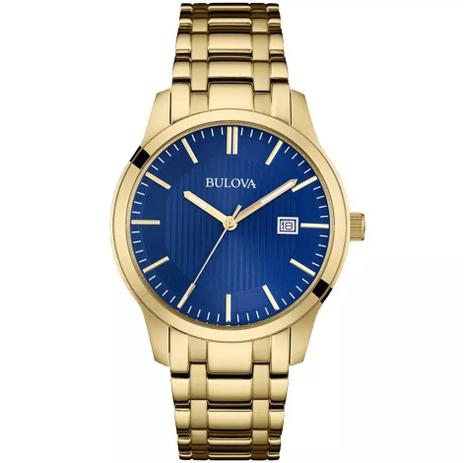 Relógio Masculino Bulova Analógico WB22444Z - Dourado Menor preço em Relógio Masculino Bulova Analógico WB22444Z - Dourado
