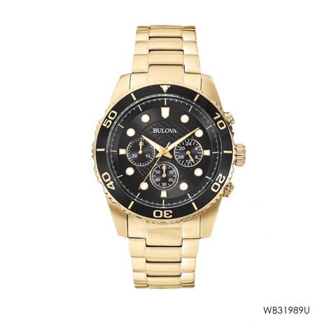 Relogio masculino bulova dourado wb31989u Menor preço em Relogio masculino bulova dourado wb31989u