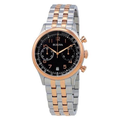 Relógio Masculino Bulova Dress WB22391P - Prata/Rosê Menor preço em Relógio Masculino Bulova Dress WB22391P - Prata/Rosê