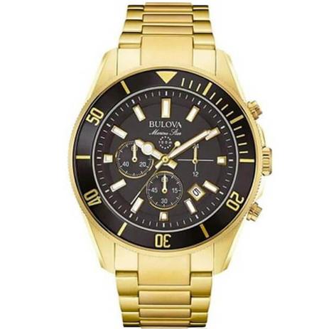 Relógio Masculino Bulova Marine Star WB31774U Dourado Menor preço em Relógio Masculino Bulova Marine Star WB31774U Dourado