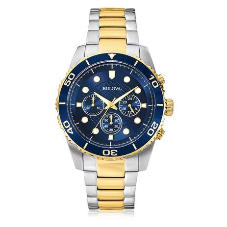 Relógio Masculino Bulova WB31989A Aço Misto Menor preço em Relógio Masculino Bulova WB31989A Aço Misto