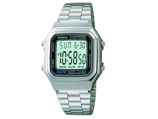 Relógio Masculino Casio A178WA-1ADF - Digital Resistente à Água Calendário Menor preço em Relógio Masculino Casio A178WA-1ADF - Digital Resistente à Água Calendário