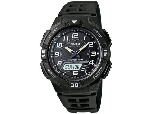 Relógio Masculino Casio Anadigi Esportivo - AQ-S800W-1BVDF Preto