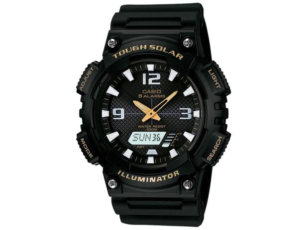 Relógio Masculino Casio Anadigi Esportivo - AQ-S810W-1BVDF Preto