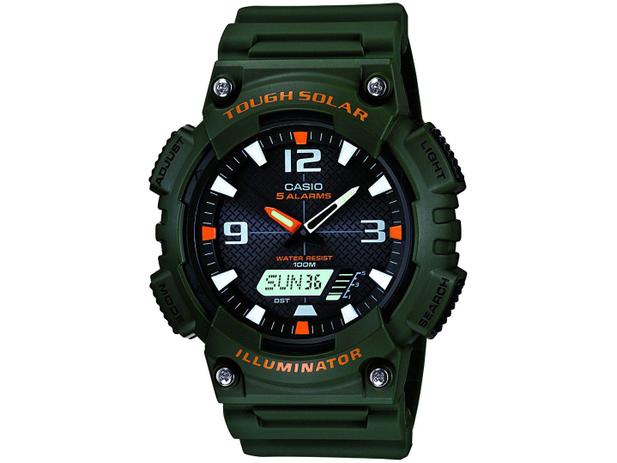 Relógio Masculino Casio Anadigi Esportivo  - AQ-S810W-3AVDF Verde é boa?