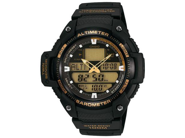 Relógio Masculino Casio Anadigi Esportivo - SGW-400H-1B2VDR Preto