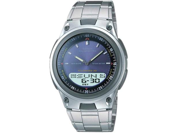 Relógio Masculino Casio Anadigi - Mundial AW-80D-2AVDF Prata Menor preço em Relógio Masculino Casio Anadigi - Mundial AW-80D-2AVDF Prata