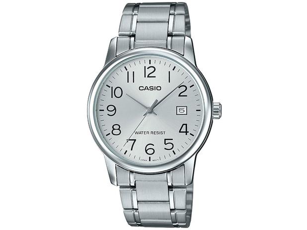 Relógio Masculino Casio Analógico Esportivo - Collection MTP-V002D-7BUDF Prata Menor preço em Relógio Masculino Casio Analógico Esportivo - Collection MTP-V002D-7BUDF Prata