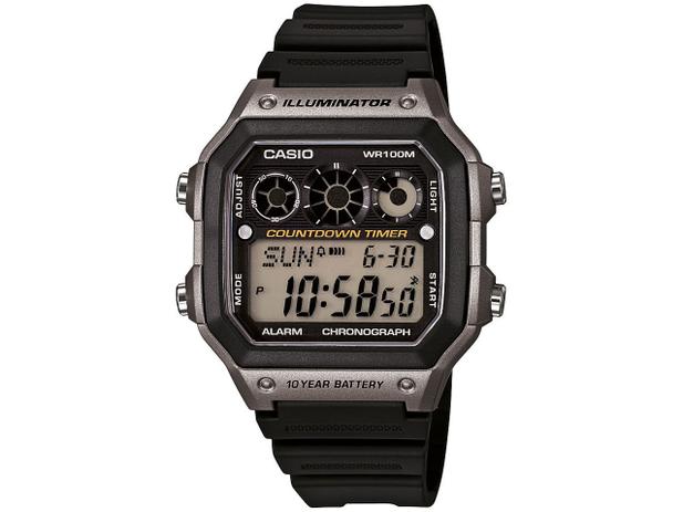 Relógio Masculino Casio Digital - AE-1300WH-8AVDF Menor preço em Relógio Masculino Casio Digital - AE-1300WH-8AVDF