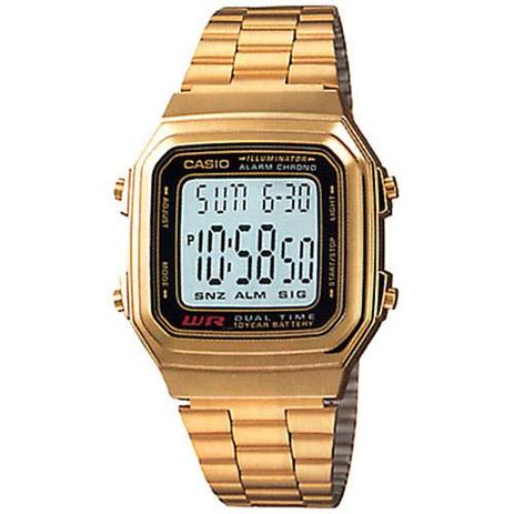 Relógio Masculino Casio Digital Casual Vintage A178WGA-1ADF Menor preço em Relógio Masculino Casio Digital Casual Vintage A178WGA-1ADF