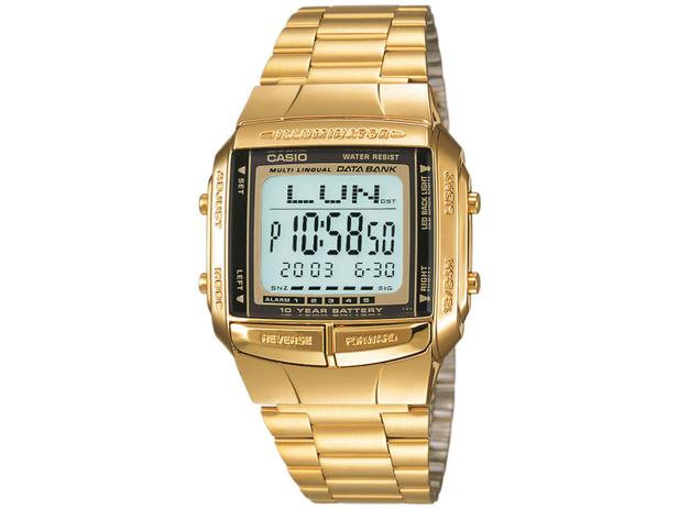 Relógio Masculino Casio Digital - DB-360G-9ADF Dourado