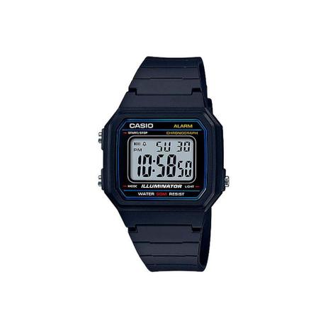 Relógio Masculino Casio Digital W-217H-1AVDF - Preto Menor preço em Relógio Masculino Casio Digital W-217H-1AVDF - Preto