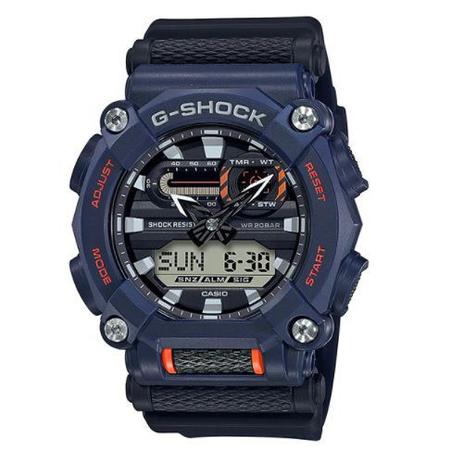 g shock azul e preto
