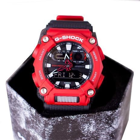 g shock original vermelho