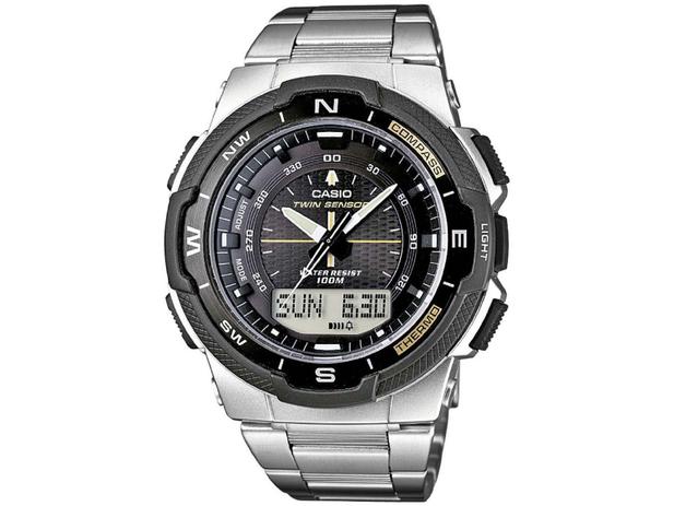 Relógio Masculino Casio Outgear SGW-500HD-1BVDR - Anadigi Resitente à Água Calendário