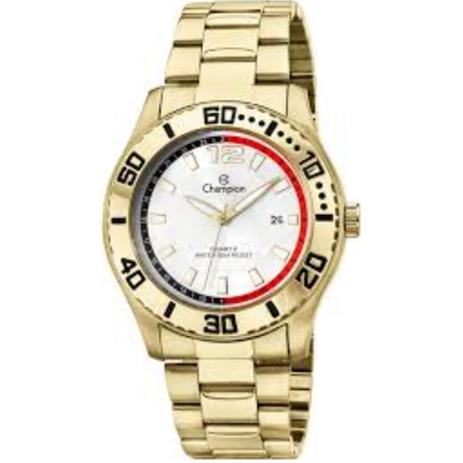 Relógio Masculino Champion CA30249D Dourado Menor preço em Relógio Masculino Champion CA30249D Dourado