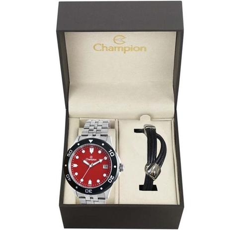 Relógio Masculino Champion CA31453Z Prata Menor preço em Relógio Masculino Champion CA31453Z Prata