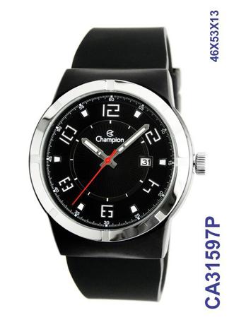 Relógio Masculino Champion CA31597P Preto Menor preço em Relógio Masculino Champion CA31597P Preto