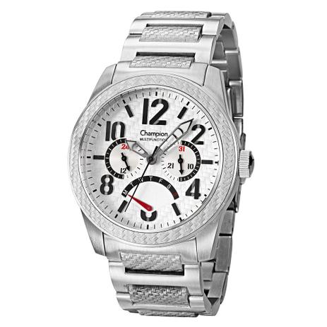 Relógio Masculino Champion CN30865Q - Prata Menor preço em Relógio Masculino Champion CN30865Q - Prata
