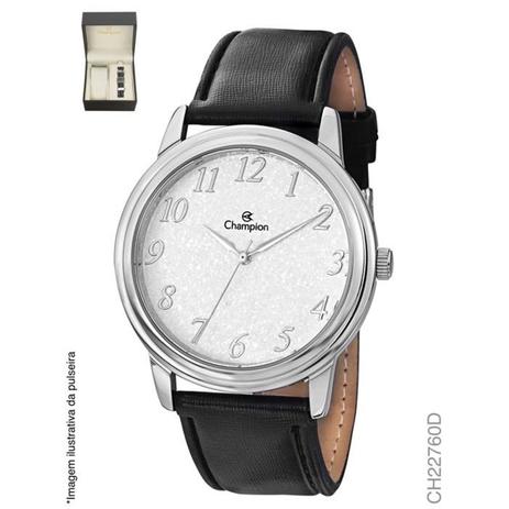 Relogio masculino champion couro kit com pulseira ch22760d Menor preço em Relogio masculino champion couro kit com pulseira ch22760d