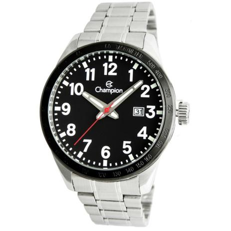 Relogio Masculino Champion Prata CA31695T Menor preço em Relogio Masculino Champion Prata CA31695T