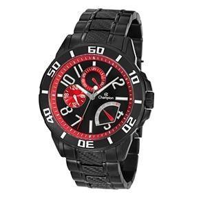 Relógio Masculino Champion Preto Ca30909p Menor preço em Relógio Masculino Champion Preto Ca30909p