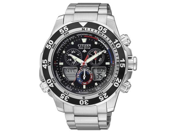 Relógio Masculino Citizen Anadigi - Resistente à Água Cronógrafo TZ28119T