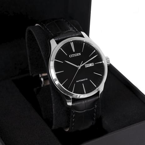 relogio masculino citizen pulseira de couro