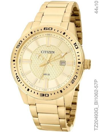 Relógio Masculino Citizen TZ20493G Analógico Dourado Menor preço em Relógio Masculino Citizen TZ20493G Analógico Dourado