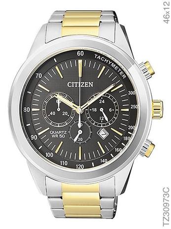 Relógio Masculino Citizen TZ30973C Prata/Dourado Menor preço em Relógio Masculino Citizen TZ30973C Prata/Dourado