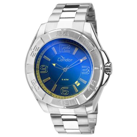 Relogio Masculino Condor Analogico Big Case Co2415af/3a - Prata Menor preço em Relogio Masculino Condor Analogico Big Case Co2415af/3a - Prata