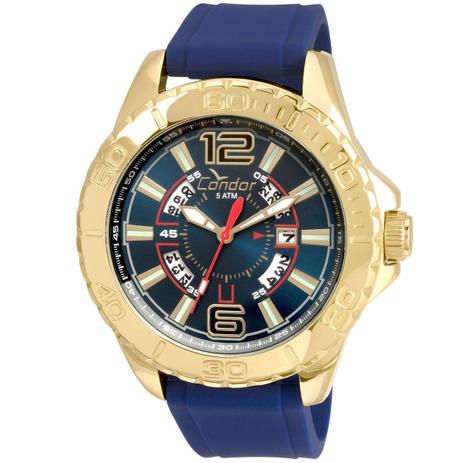 Relógio Masculino Condor Analógico CO2315BD/2A Borracha Menor preço em Relógio Masculino Condor Analógico CO2315BD/2A Borracha