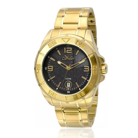 Relógio Masculino Condor Analógico CO2415AN/4A Dourado Menor preço em Relógio Masculino Condor Analógico CO2415AN/4A Dourado
