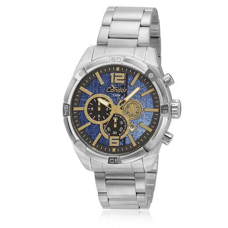 Relógio Masculino Condor Analógico COVD33AG/3A Fundo Azul Menor preço em Relógio Masculino Condor Analógico COVD33AG/3A Fundo Azul