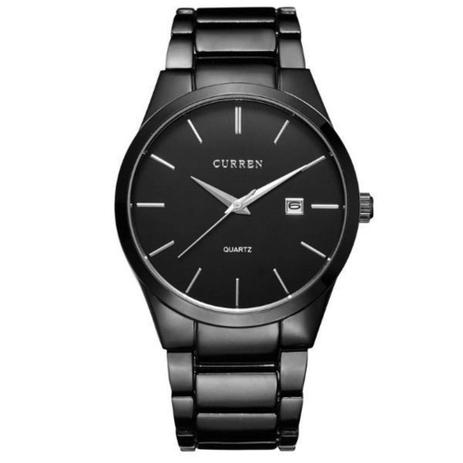 Relógio Masculino Curren Analógico 8106 Preto - DUPL Menor preço em Relógio Masculino Curren Analógico 8106 Preto - DUPL
