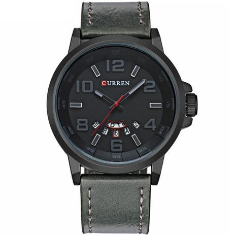 Relógio Masculino Curren Analógico 8240 Cinza Menor preço em Relógio Masculino Curren Analógico 8240 Cinza