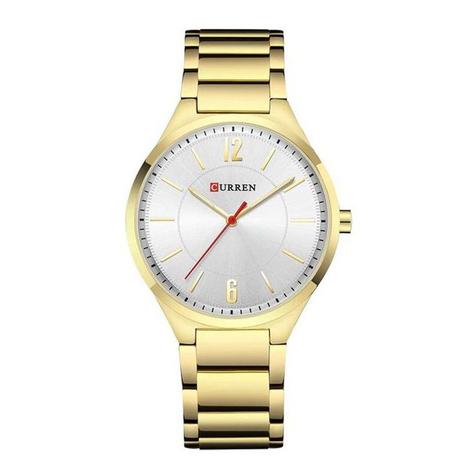 Relógio Masculino Curren Analógico 8280 - Dourado Menor preço em Relógio Masculino Curren Analógico 8280 - Dourado