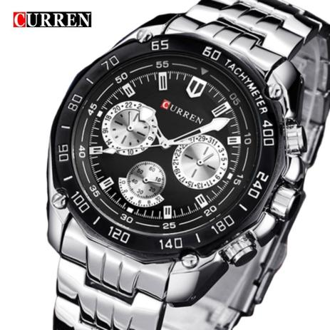 Relógio masculino curren importado modelo 8077 - pai - Relógio Masculino -  Magazine Luiza