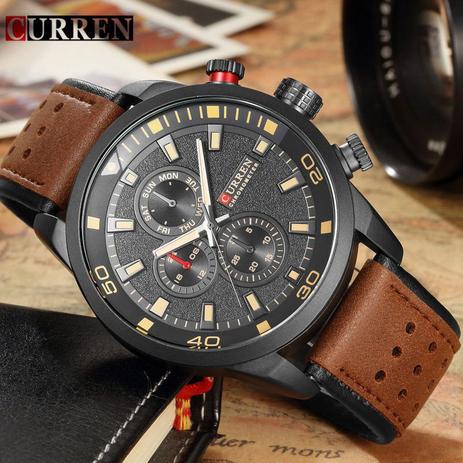 Relógio masculino curren importado modelo 8250 é boa?