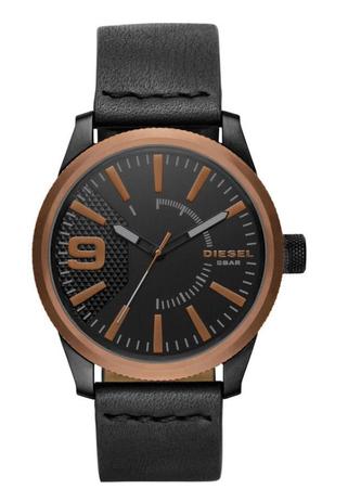 Relógio Masculino Diesel DZ1841/0PI Couro Preto 47mm Menor preço em Relógio Masculino Diesel DZ1841/0PI Couro Preto 47mm
