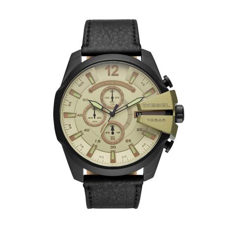 Relógio Masculino Diesel DZ4495/0PN 52mm Couro Preto Menor preço em Relógio Masculino Diesel DZ4495/0PN 52mm Couro Preto