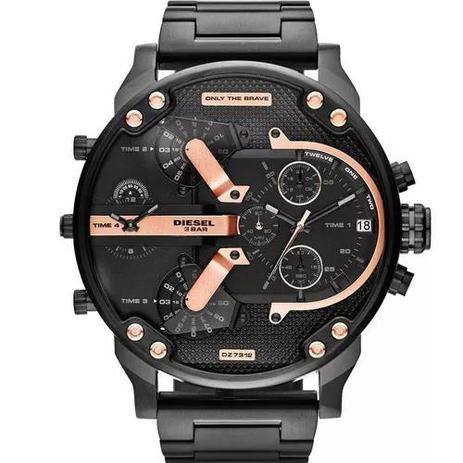 Relógio Masculino Diesel Mr Daddy Dz7312 Preto Menor preço em Relógio Masculino Diesel Mr Daddy Dz7312 Preto