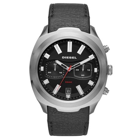Relógio Masculino Diesel Tumbler Black Leather Strap DZ4499 48mm 5 Atm Menor preço em Relógio Masculino Diesel Tumbler Black Leather Strap DZ4499 48mm 5 Atm
