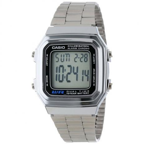 Relógio Masculino Digital Prata Casio A178wa1adfbr Menor preço em Relógio Masculino Digital Prata Casio A178wa1adfbr