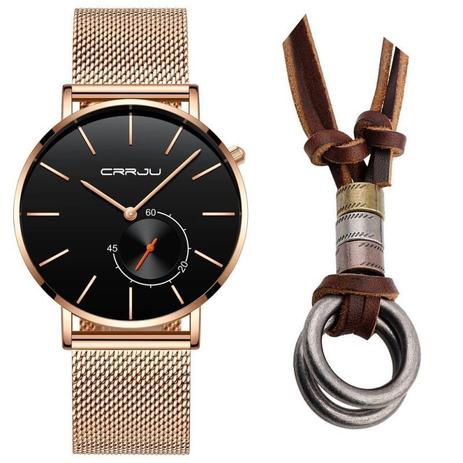 Relogio Masculino CRRJU Mens Business Dress Watches Luxury Casual  Waterproof Sport Watch Men 3 Sub Dial Quartz Slim Mesh Watch|Quartz  Watches| - AliExpress