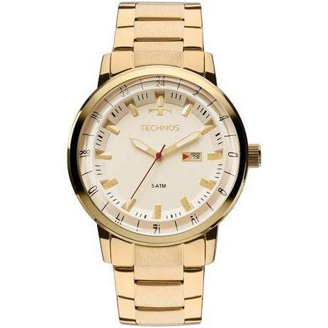 Relógio Masculino Dourado Technos 2115Lap/4x Menor preço em Relógio Masculino Dourado Technos 2115Lap/4x