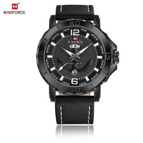 Relógio Masculino Estilo Militar Naviforce 9122 Branco Menor preço em Relógio Masculino Estilo Militar Naviforce 9122 Branco