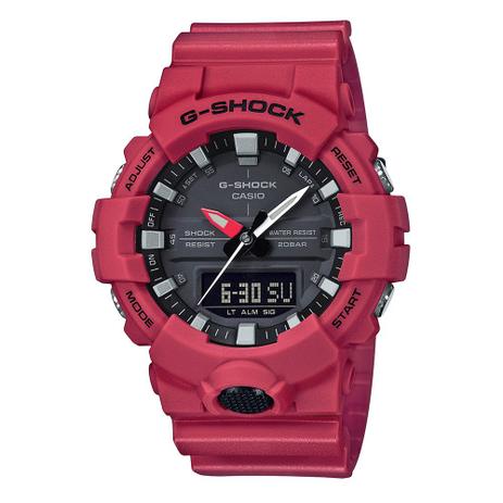 Relógio Masculino G-Shock Analógico Digital GA-800-4ADR - Casio Menor preço em Relógio Masculino G-Shock Analógico Digital GA-800-4ADR - Casio